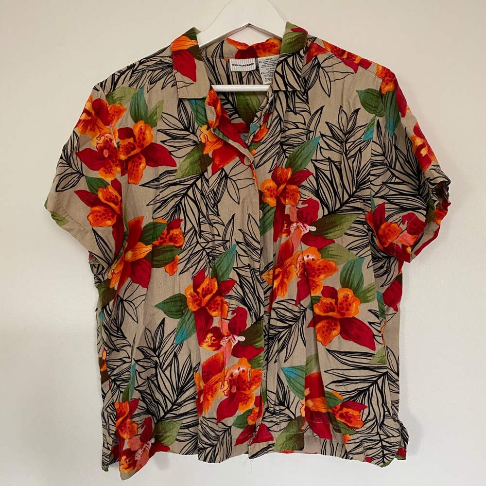 Tropical Vintage Crop Top